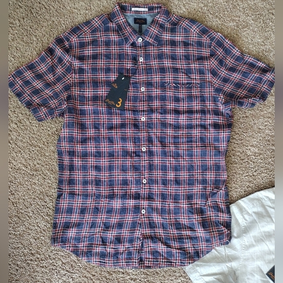 Good Man Brand Casual Button Down Short Sleeve Shirts NWT - Picture 3 of 11